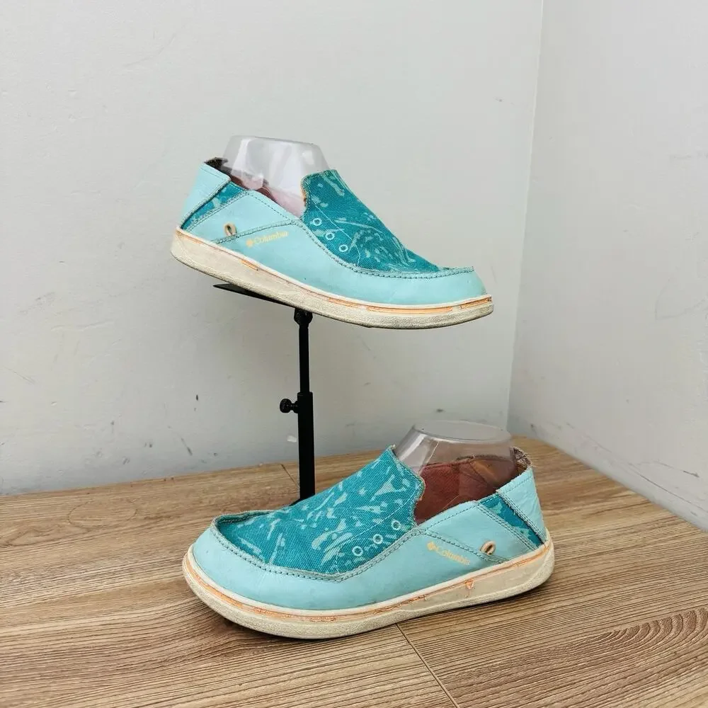 Columbia Teal Bahama Slip On Loafers Women’s Size 6